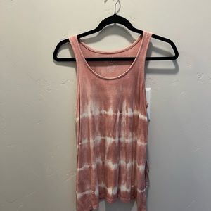 AE TIE DYE LACE UP TANK